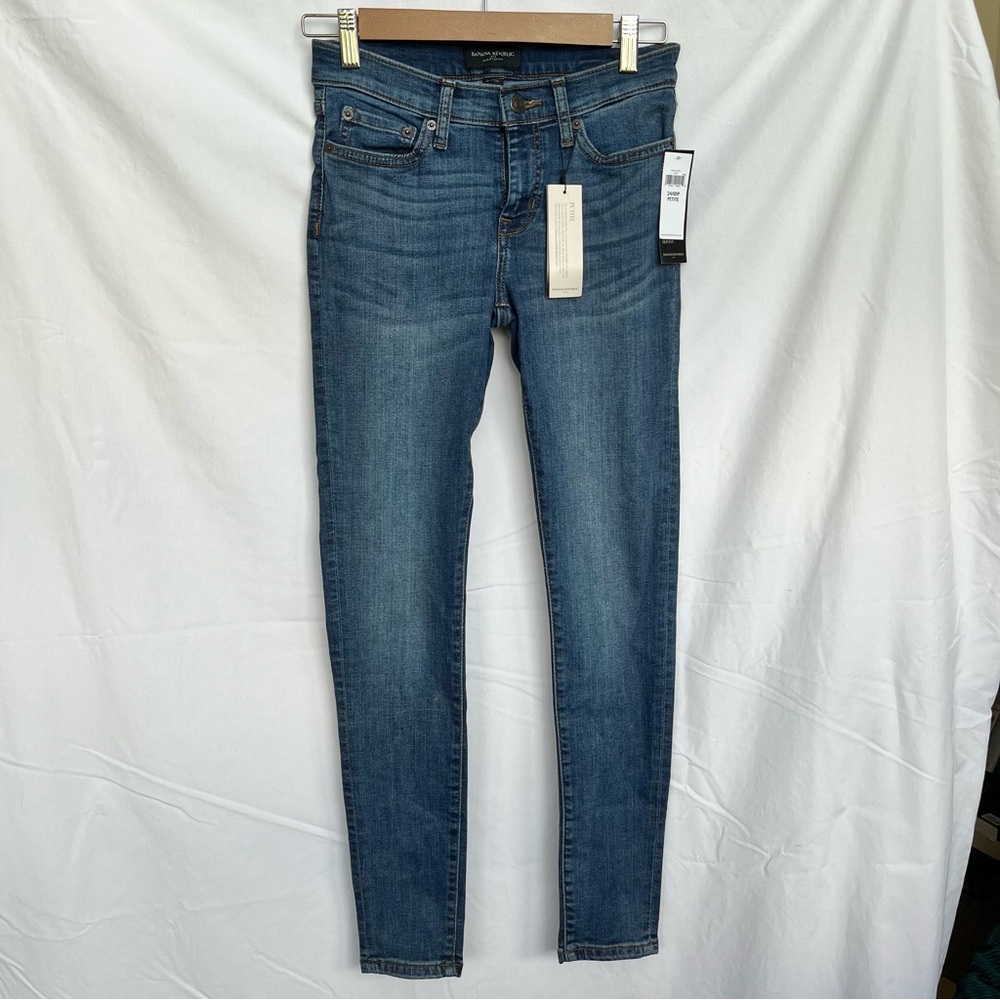 New with tags banana republic skinny jeans, size petite 24